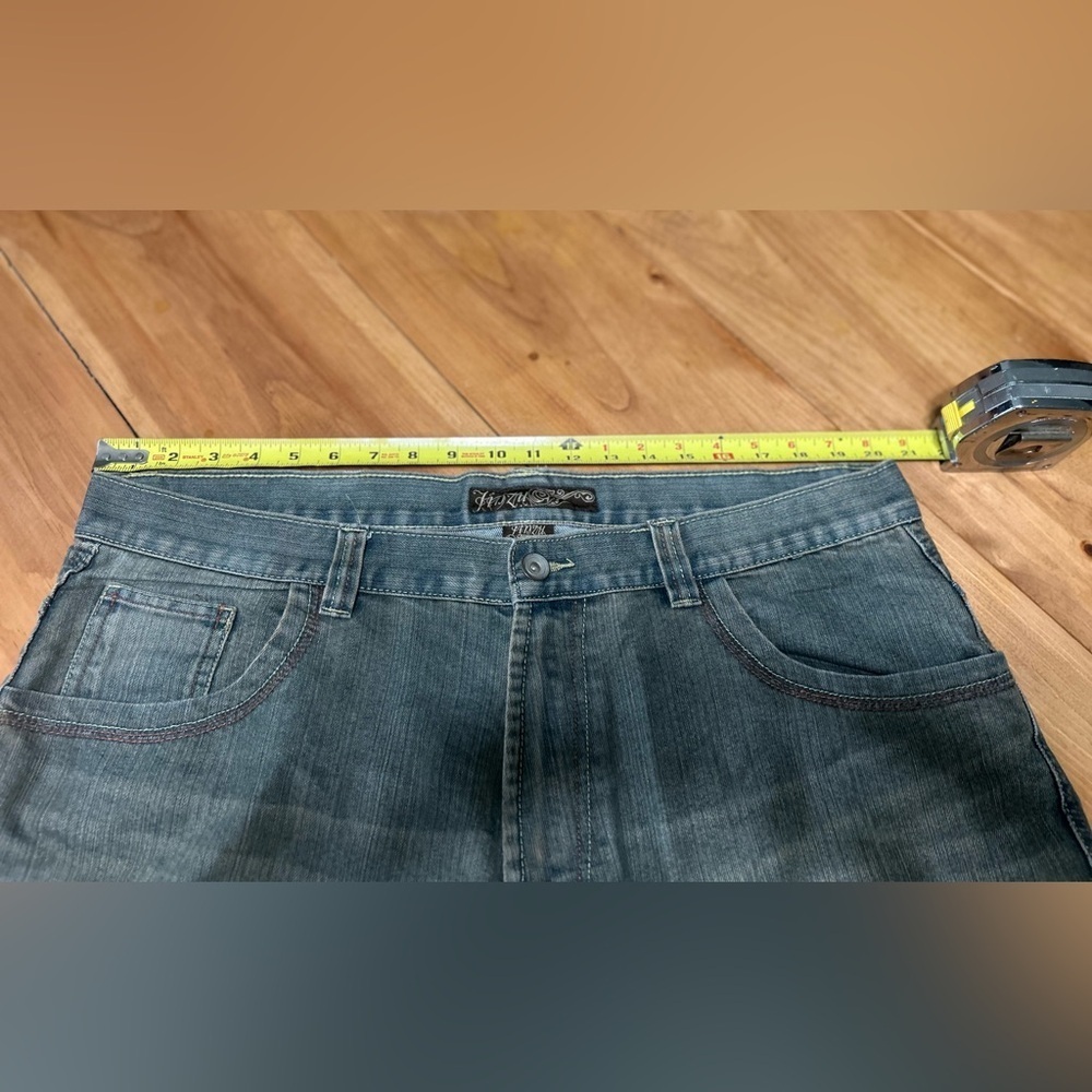 Vintage Jinzu denim shorts/jorts size 40. Inseam 15 inches - Picture 5 of 7
